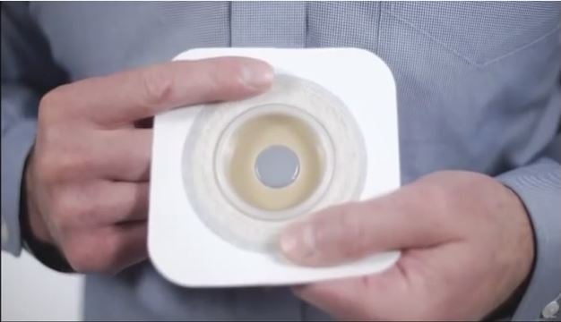 a close-up of a Natura™ wafer with Moldable Technology