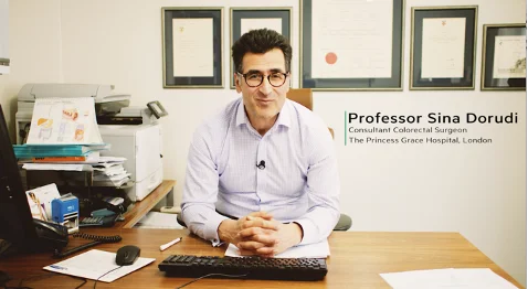 Un video sobre la importancia de la rehabilitación después de la cirugía de estoma por Sina Dorudi.