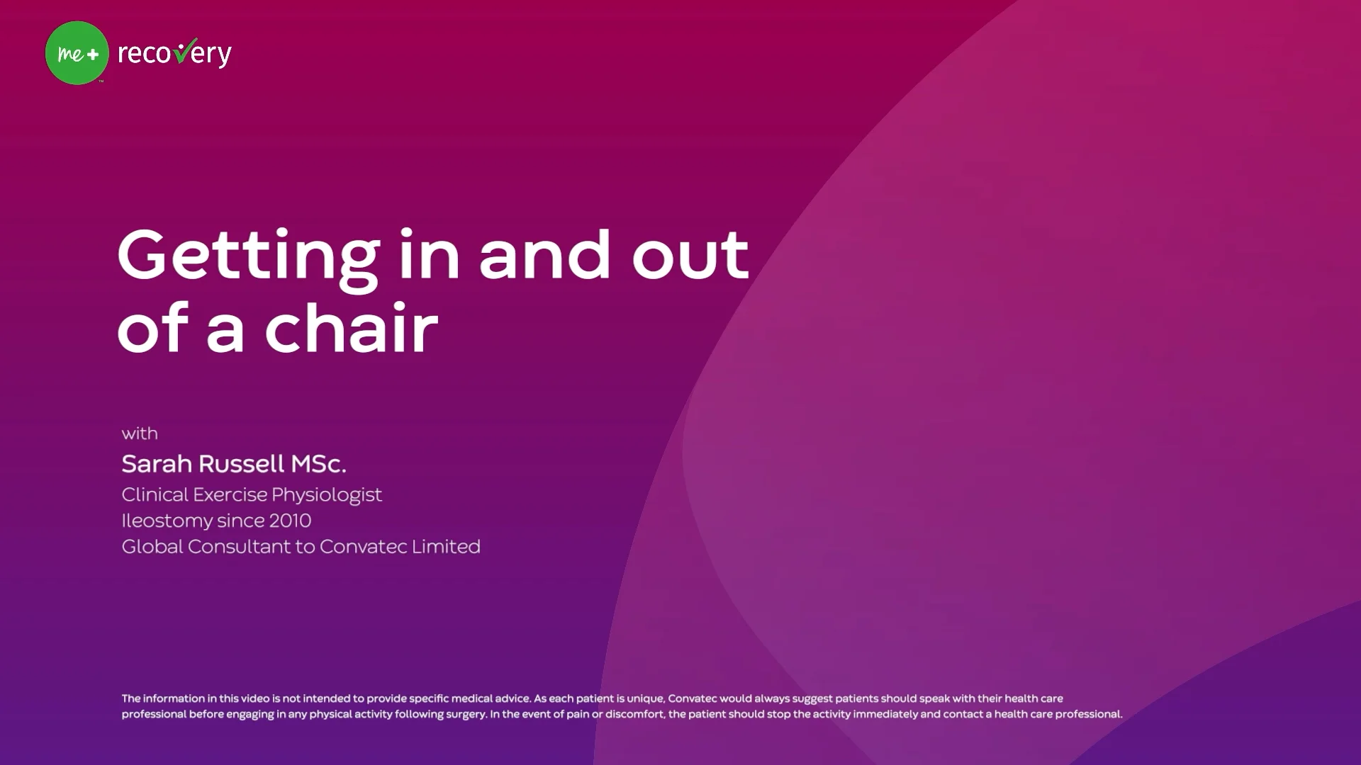 Un video sobre las técnicas de entrada y salida de sillas amigables con los estomas para reducir la presión y el riesgo de hernias.