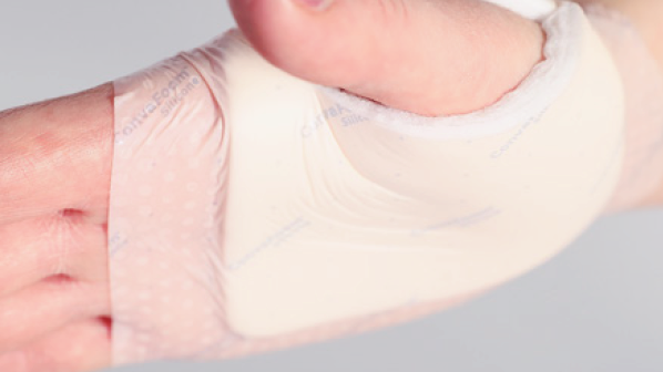 a close-up of a person's chest